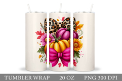 Pumpkin Tumbler Design. Pumpkin Sublimation Product Image 1