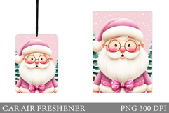 Santa Claus Car Air Freshener. Christmas Car Air Freshener Product Image 1