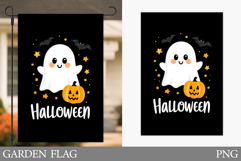 Ghost Garden Flag Design. Halloween Garden Flag Sublimation Product Image 1