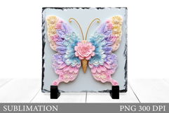 Butterfly Sublimation. Butterfly Slate Sublimation Product Image 1