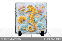 Seahorse Sublimation. Seahorse Slate Sublimation Product Image 1