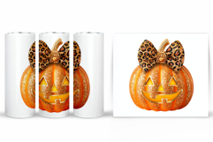 Halloween Pumpkin Tumbler. Halloween Tumbler Sublimation Product Image 2