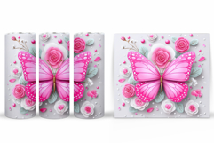 Butterfly Tumbler Sublimation. Butterfly Sublimation Product Image 2