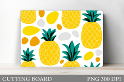Pineapple Cutting Board. Summer Cutting Board Sublimation Product Image 1