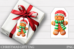 Gingerbread Gift Tags. Christmas Gift Tag Printable Product Image 1