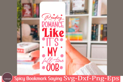 Spicy Bookmark Saying SVG Book Lovers png Product Image 1