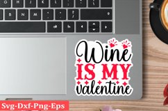Valentine sticker SVG Design Valentine Love Sticker Svg Product Image 1