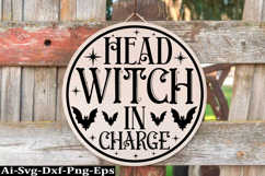 Halloween round sign svg design and Halloween quotes Product Image 1