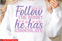 Happy Easter SVG Design Cute Easter Quotes SVG Bunny SVG Product Image 1