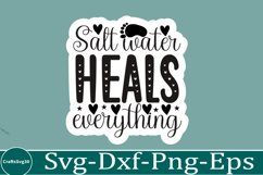 Summer sticker svg design Beach quotes Product Image 1