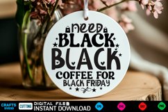 Black Friday Round Sign SVG design, Black Friday Quotes Product Image 1