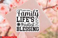Family sticker quotes SVG Design, Family SVG Quotes SVG Product Image 1