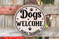 Dog Round Sign SVG Bundle Funny Dog Round Sign Dog Bundle Product Image 5