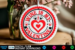 Wine is my Farmhouse Sign, Round Sign Design Product Image 1