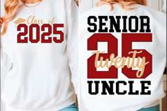 Senior 2025 SVG PNG, Graduation SVG PNG Product Image 1