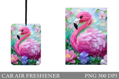 Flamingo Car Air Freshener. Summer Car Air Freshener Product Image 1