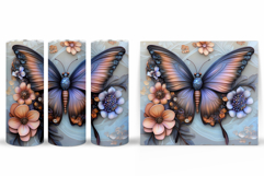 Butterfly Tumbler Design. Butterfly Tumbler Sublimation Product Image 2