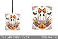 Cute Ghost Car Air Freshener. Halloween Car Air Freshener Product Image 1