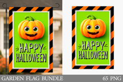 Cute Pumpkin Garden Flag. Cute Halloween Garden Flag Product Image 1