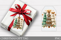 Christmas Gift Tag Printable. Christmas Tree Gift Tag Design Product Image 1