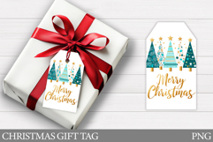 Christmas Gift Tag Printable. Christmas Tree Gift Tag Design Product Image 1