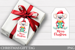 Christmas Gift Tags. Christmas Koala Gift Tag Printable Product Image 1