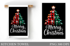 Christmas Tree Kitchen Towel. Christmas Kitchen Towel Design Product Image 1