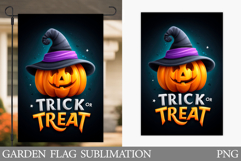 Halloween Garden Flag Design. Halloween Sublimation Product Image 1