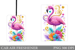 Flamingo Car Air Freshener. Summer Car Air Freshener Product Image 1