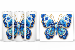 Butterfly Tumbler Sublimation. Butterfly Sublimation Product Image 2