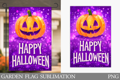 Halloween Garden Flag Design. Halloween Sublimation Product Image 1