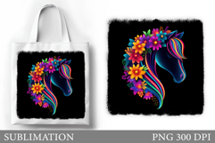 Horse Tote Bag Design. Horse Sublimation Product Image 1