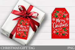 Merry Christmas Gift Tag. Christmas Gift Tag Design Product Image 1