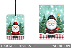 Santa Claus Car Air Freshener. Christmas Car Air Freshener Product Image 1
