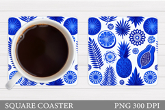 Fruits Coaster Design. Fruits Sublimation Product Image 1