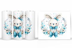 Cute Bunny Tumbler Design. Bunny Sublimation Product Image 2