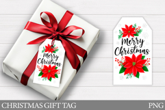 Merry Christmas Gift Tag. Christmas Gift Tag Design Product Image 1