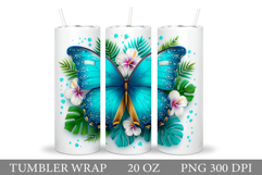 Butterfly Tumbler Sublimation. Butterfly Sublimation Product Image 1