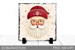 Santa Claus Slate Design. Christmas Slate Sublimation Product Image 1