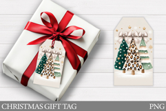 Christmas Gift Tag Design. Christmas Tree Gift Tag Printable Product Image 1