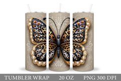 Butterfly Tumbler Sublimation. Butterfly Sublimation Product Image 1