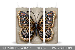 Butterfly Tumbler Sublimation. Butterfly Sublimation Product Image 1