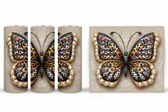 Butterfly Tumbler Sublimation. Butterfly Sublimation Product Image 2