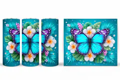 Butterfly Tumbler Sublimation. Butterfly Sublimation Product Image 2