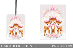 Cute Deer Car Air Freshener. Christmas Car Air Freshener Product Image 1