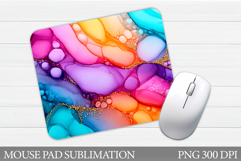 Abstraction Mouse Pad Design. Abstraction Sublimation Product Image 1