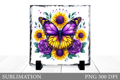 Butterfly Sublimation. Butterfly Slate Sublimation Product Image 1