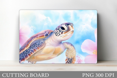 Turtle Kitchen Cutting Board. Turtle Cutting Board Design Product Image 1