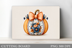 Pumpkin Cutting Board Design. Pumpkin Sublimation Product Image 1
