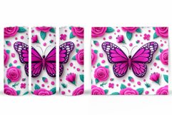 Butterfly Tumbler Design. Butterfly Tumbler Sublimation Product Image 2
